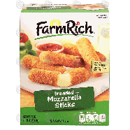 Farm Rich  breaded mozzarella sticks 24-oz