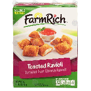 Farm Rich  toasted ravioli; breaded four cheese ravioli 20-oz