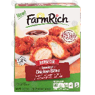 Farm Rich  barbecue boneless chicken bites with a sweet bbq sauce17-oz