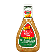 Ken's Steak House Dressing Lite Northern Italian w/Basil & Romano  16oz