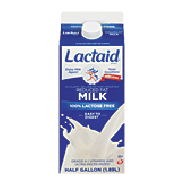 Lactaid Milk 100% Lactose Free Reduced Fat 0.5gal