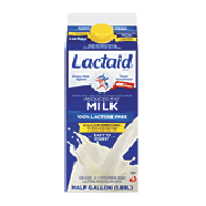 Lactaid Milk 100% Lactose Free Reduced Fat Calcium Fortified 0.5gal