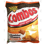 Combos(r)  cheddar cheese filled pretzels, baked snacks 6.3oz