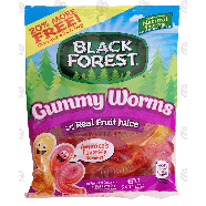Black Forest  gummy worms made with real fruit juice  5.4oz