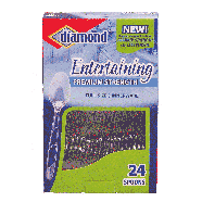 Diamond Entertaining premium strength full size dinnerware, spoons24ct