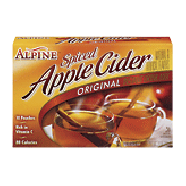 Alpine Apple Cider original, spiced instant drink mix, 10 pouche7.4-oz