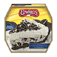 Edwards  cookies & creme pie in a cookie crust, thaw & serve 26-oz