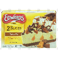 Edwards  turtle pie in a chocolaty cookie crumble crust, 2 slice5.4-oz