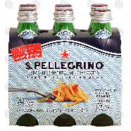 S. Pellegrino  sparkling natural mineral water, 6- 8.45 fl oz glas6-pk