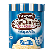Dreyer's/Edy's Slow Churned Light Ice Cream Vanilla No Sugar Ad1.75-qt