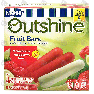 Nestle Outshine fruit bars; strawberry, raspberry, lime, made 18-fl oz