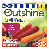 Nestle Outshine fruit bars; cherry, grape, tangerine, made wit18-fl oz