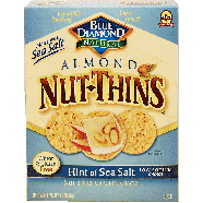 Blue Diamond Nut-Thins hint of sea salt almond nut & rice cracke4.25oz
