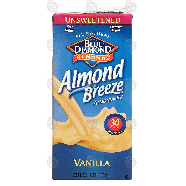 Blue Diamond Almond Breeze unsweetened almond milk, vanilla fl32-fl oz