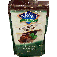 Blue Diamond Natural dark chocolate flavor oven roasted almonds 14oz