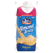 Blue Diamond Almond Breeze unsweetened, vanilla almond milk, s11-fl oz