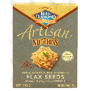 Blue Diamond Artisan nut-thins; almonds, crackers crafted with b4.25oz
