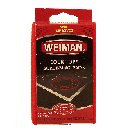 Weiman  cook top scrubbing pads, 5 x 3 1/8 in  3ct