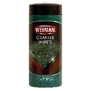 Weiman  granite wipes, cleans and polishes all solid surface count 30ct