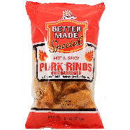 Better Made  hot & spicy pork rinds, chicharrones 1.5oz