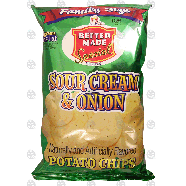 Better Made Special sour cream & onion flavored potato chips  9.5oz