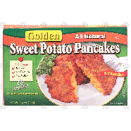 Golden  sweet potato pancakes, 8 pancakes 10.6-oz