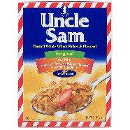 Uncle Sam  toasted whole-grain wheat flakes with crispy whole flax10oz