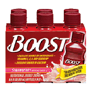Boost Regular Nutritional Energy Drink Strawberry 8 Oz 6pk