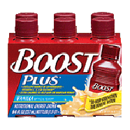 Boost Plus Nutritional Energy Drink Vanilla 8 Oz 6pk