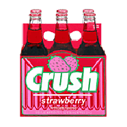 Crush Soda strawberry 12 oz 6pk