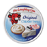 The Laughing Cow  original creamy swiss spreadable cheese wedges, 8 6oz