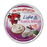 The Laughing Cow Light garlic & herb flavor spreadable cheese we 8.75oz