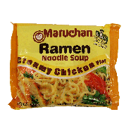 Maruchan  ramen noodle soup creamy chicken flavored pasta kit add t3oz