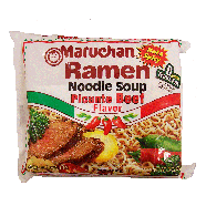 Maruchan  ramen noodle soup picante beef flavor hot & spicy add to 3oz