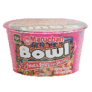 Maruchan Bowl hot & spicy with shrimp, ramen noodles with vegeta3.32oz