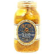 Safies  hand picked old fashioned bread & butter pickles 32fl oz