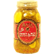 Safies Hand Packed sweet & hot bread & butter pickles 32fl oz