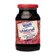 Welch's Natural raspberry spread, all natural, no preservatives, n17oz