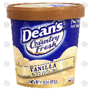 Dean's Country Fresh vanilla ice cream 1-pt
