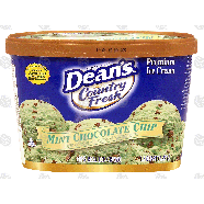 Dean's Country Fresh mint chocolate chip ice cream 1.5-qt
