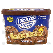 Dean's Country Fresh Fox Fudge Freak-Out; chocolate ice cream wi1.5-qt