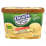 Dean's Country Fresh vanilla light ice cream, no sugar added 1.5-qt