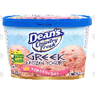 Dean's Country Fresh Greek strawberry flavor frozen yogurt 1.5-qt