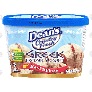 Dean's Country Fresh Greek raspberry flavor frozen yogurt 1.5-qt