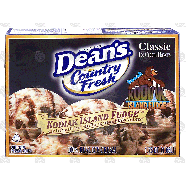 Dean's Country Fresh Kodiak island fudge ice cream 1.75-qt