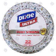 Dixie Ultra paper plates, soak proof, 10 & 1/16-in. 22ct