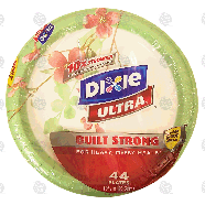 Dixie Ultra paper plates, soak proof, 10 1/16-in. diameter 44ct