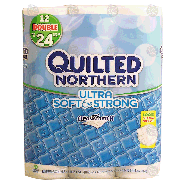 Quilted Northern ultra soft & strong bathroom tissue, unscented, 1 12ct