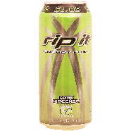 Rip It Lime Wrecker energy fuel carbonated beverage 16fl oz