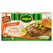 Jennie-o  seasoned turkey burgers, 6 1/3 lb burgers 32-oz